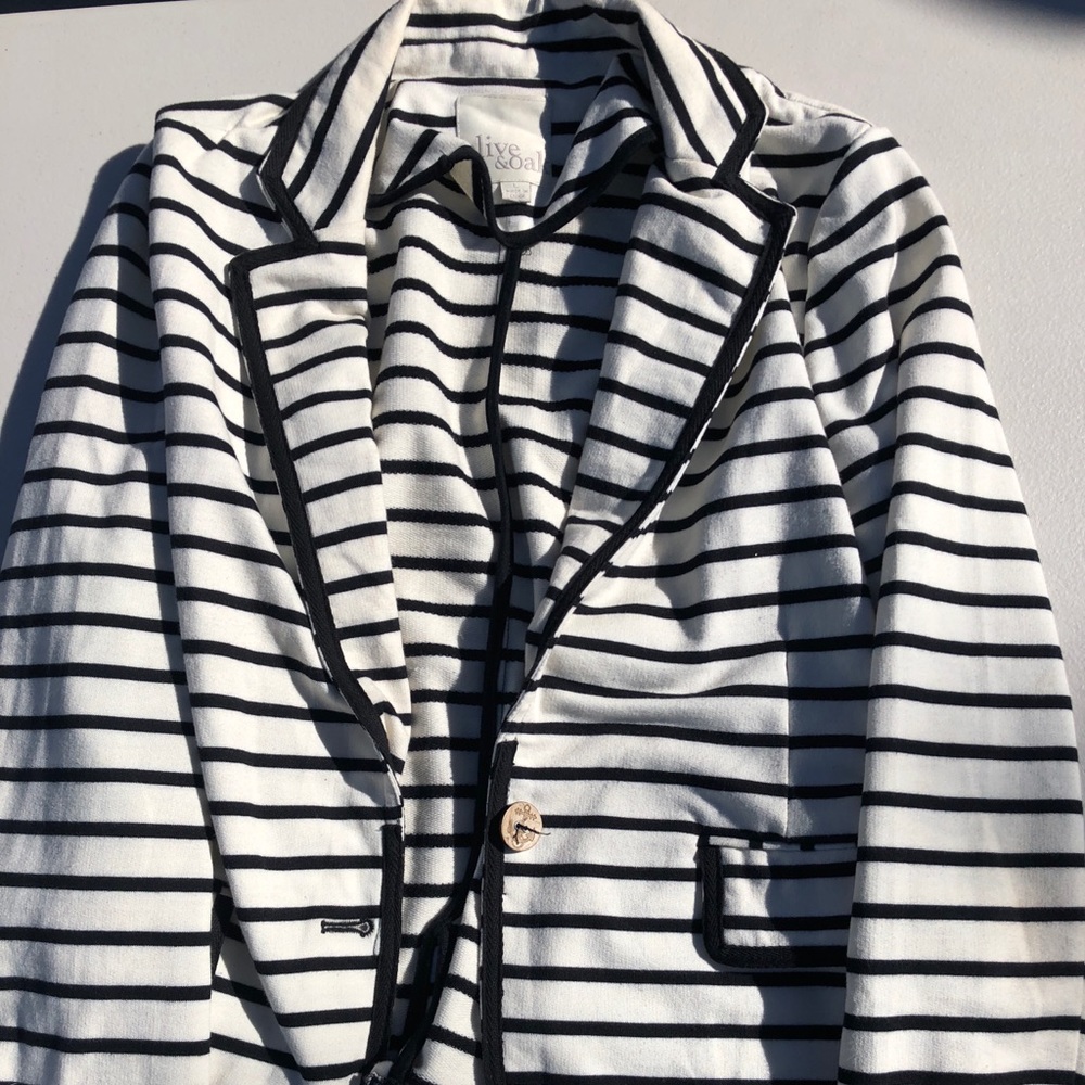 Striped blazer